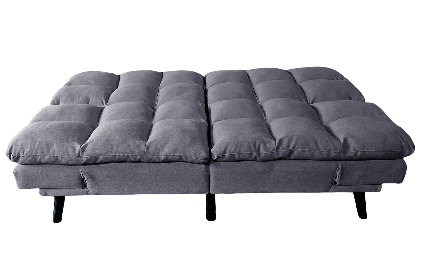 PACK x4 - SILLA COMEDOR HERMES TEJIDO GRIS / OAK