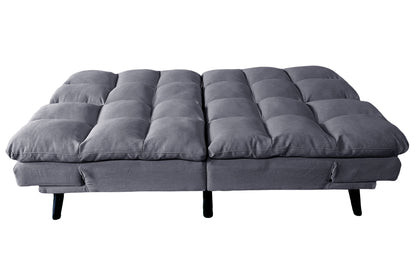 PACK x4 - SILLA COMEDOR HERMES TEJIDO GRIS / OAK