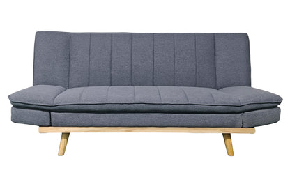 PACK x4 - SILLA COMEDOR HERMES TEJIDO GRIS / OAK