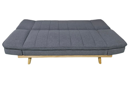 PACK x4 - SILLA COMEDOR HERMES TEJIDO GRIS / OAK