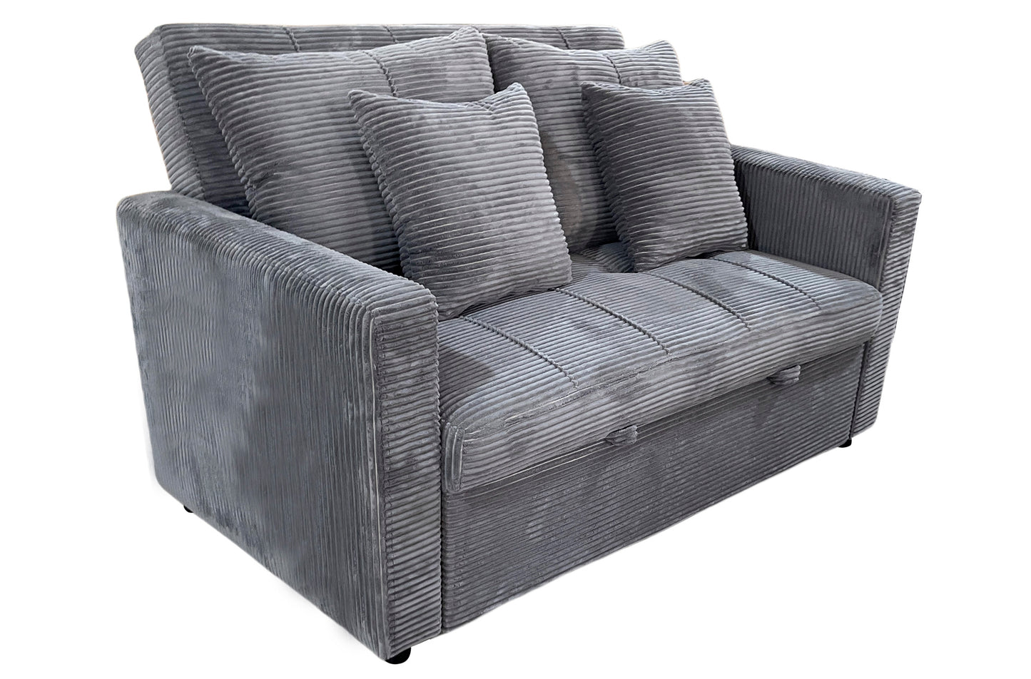 PACK x4 - SILLA COMEDOR HERMES TEJIDO GRIS / OAK