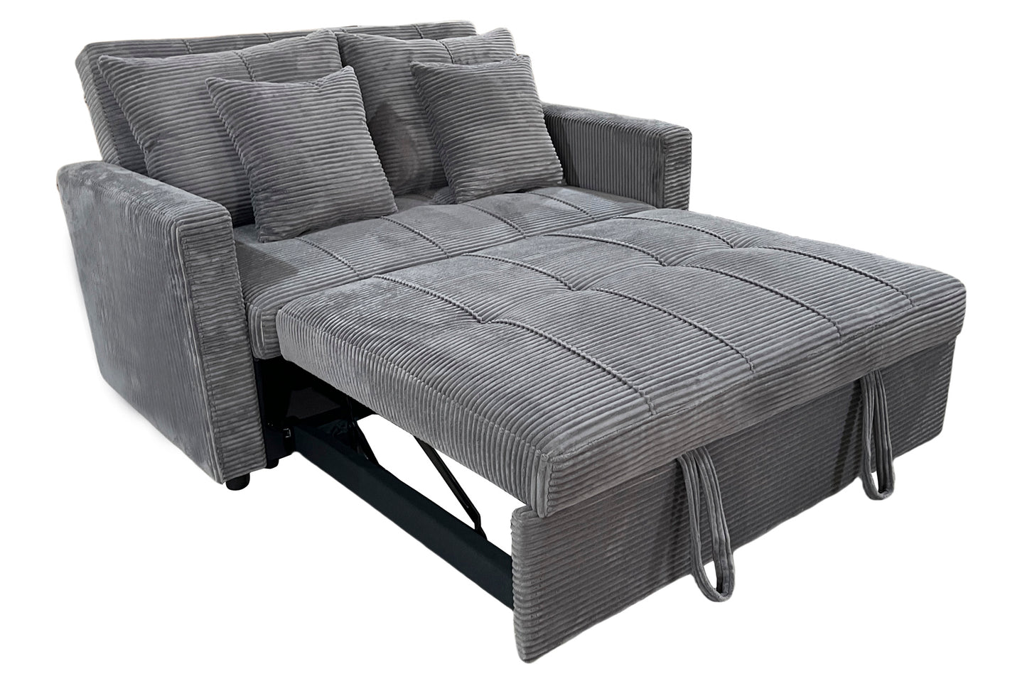 PACK x4 - SILLA COMEDOR HERMES TEJIDO GRIS / OAK