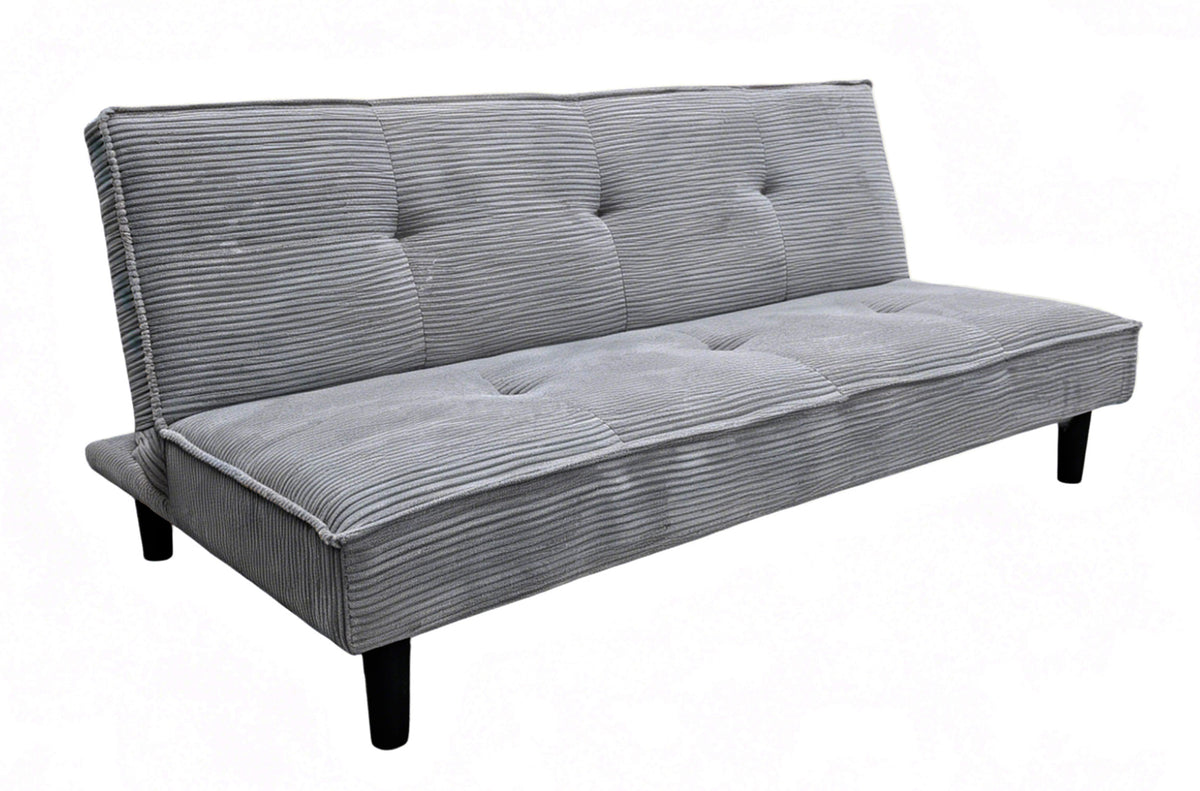Sofa Cama Flash 105 x 180 cm Corduroy Gris