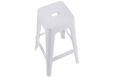 Taburete alto Tolix PP blanco (Pack 4 unidades)