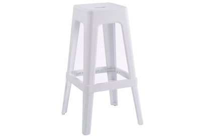 Taburete alto Tolix PP blanco (Pack 4 unidades)