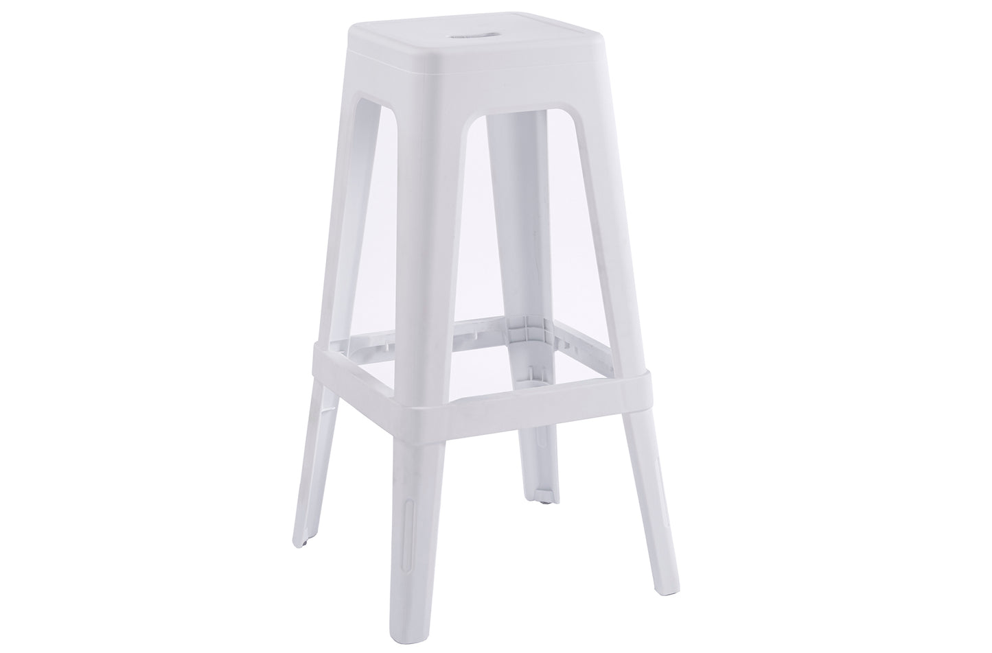 Taburete alto Tolix PP blanco (Pack 4 unidades)