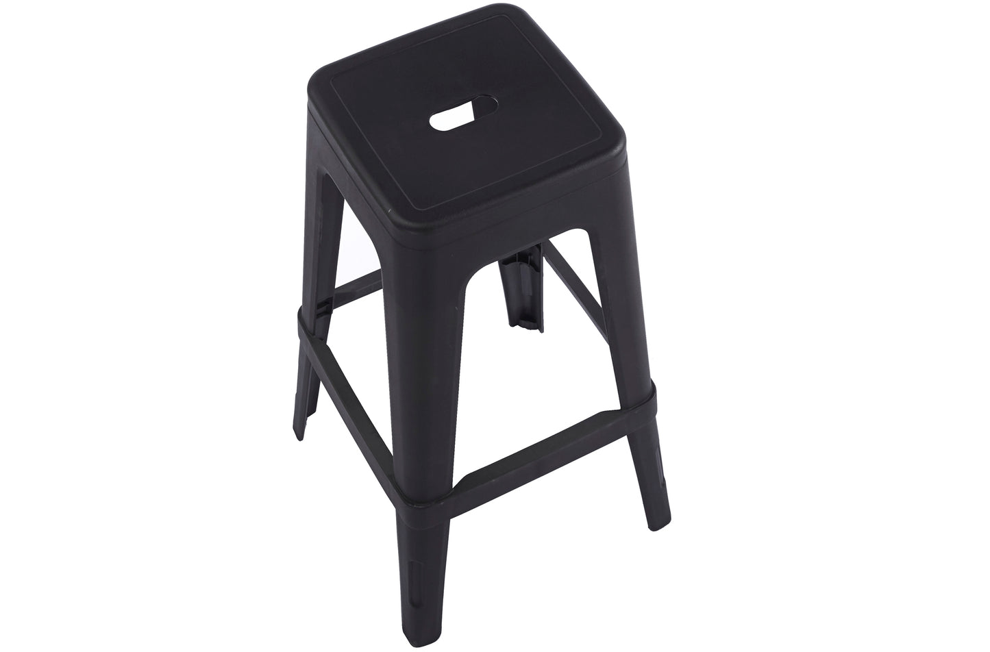 Taburete alto Tolix PP negro (Pack 4 unidades)