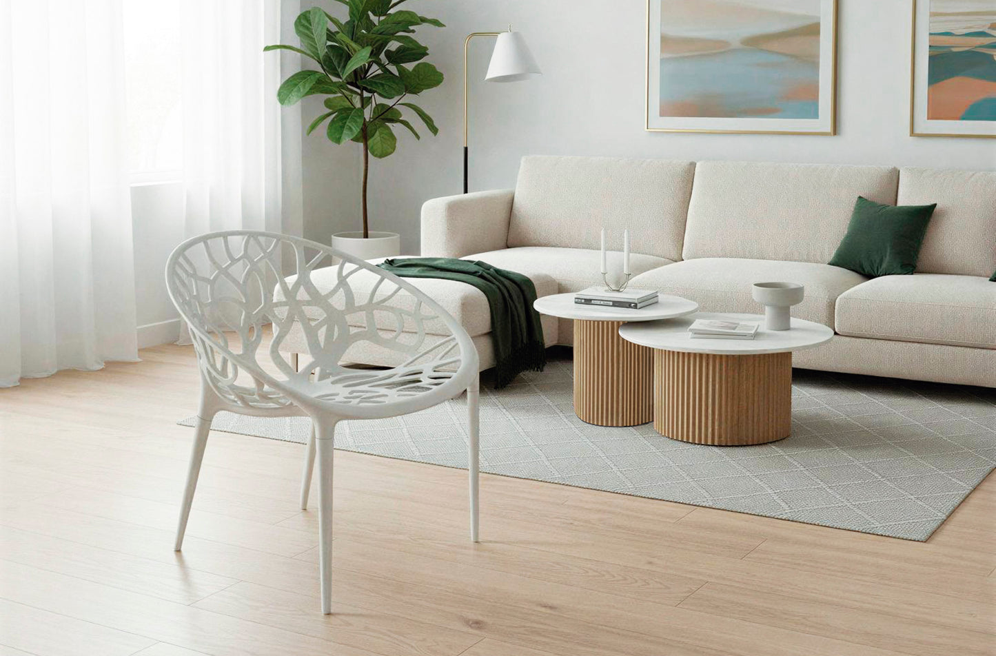 SILLA COMEDOR / COCINA DOLCE PP BLANCO (Pack 4 unidades)