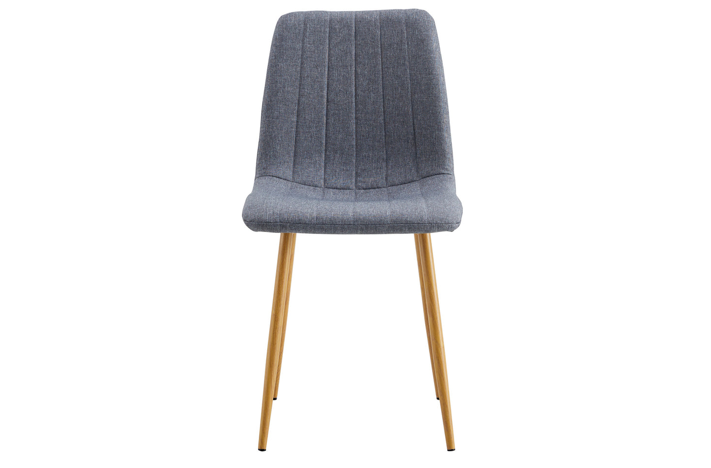 SILLA COMEDOR NAILS TEJIDO GRIS / OAK. (Pack 4 unidades)