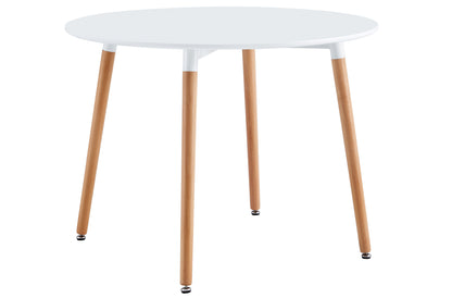 MESA REDONDA FIJA HANOI 100 CM BLANCO / HAYA