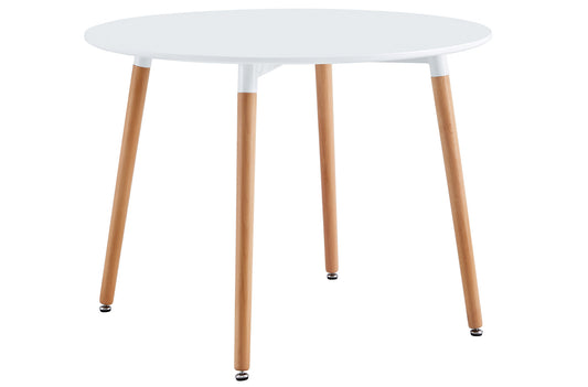MESA REDONDA FIJA HANOI 100 CM BLANCO / HAYA
