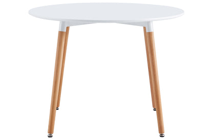 MESA REDONDA FIJA HANOI 100 CM BLANCO / HAYA