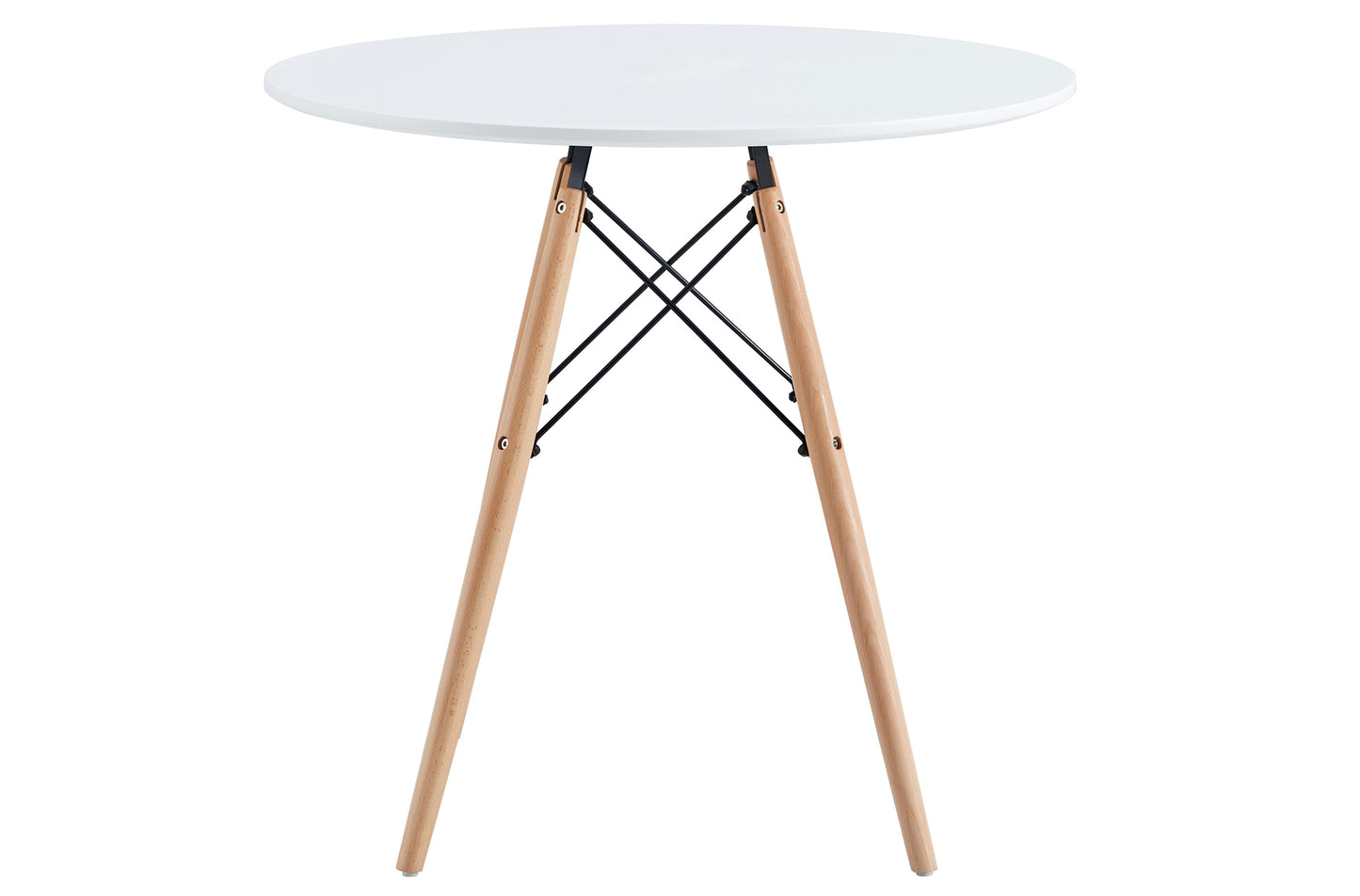 MESA REDONDA BOMBAI 80 CM BLANCO / HAYA