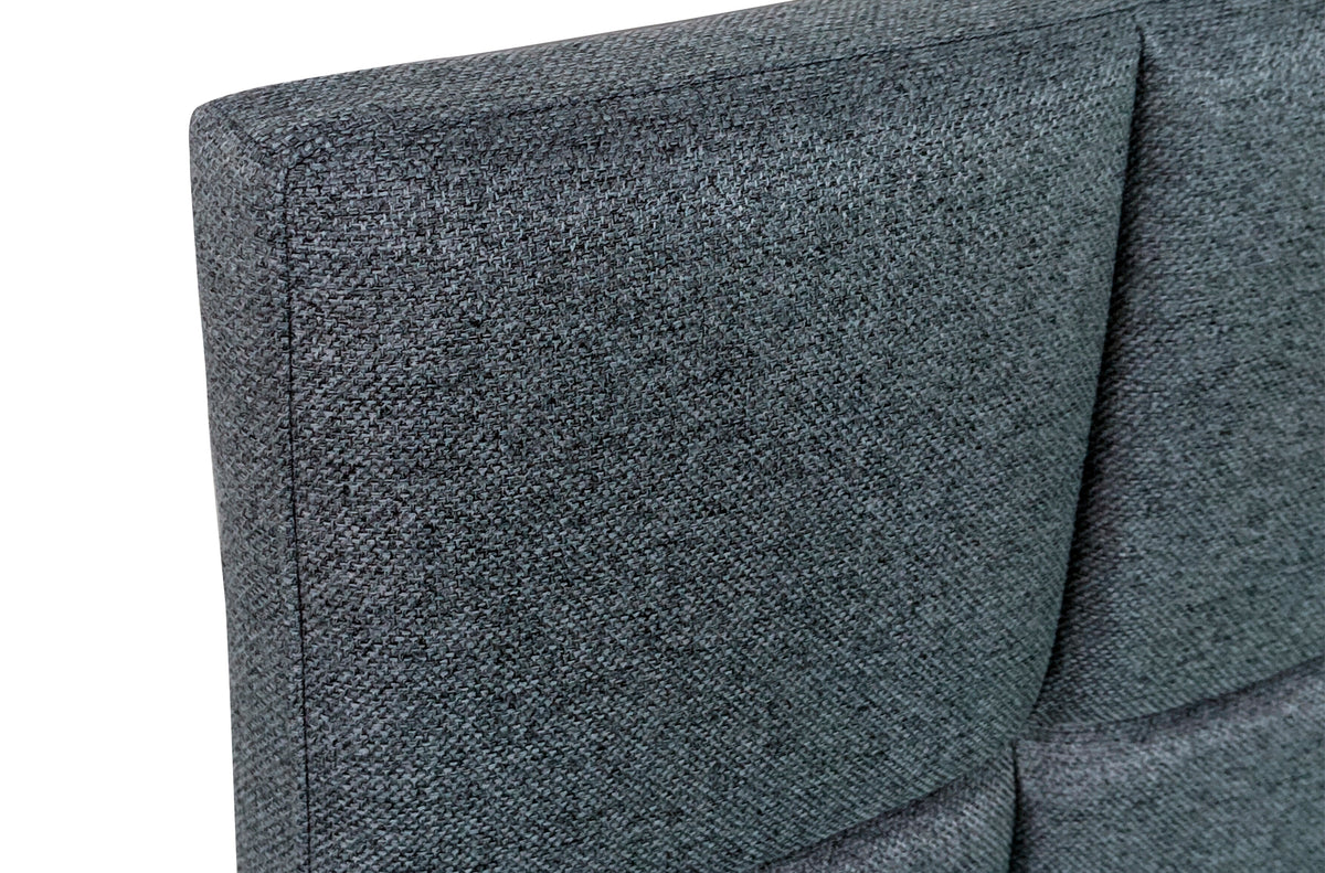 Cabecero tapizado Lumos 160 cm tejido gris