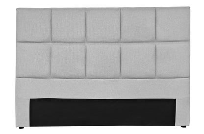 CABECERO TAPIZADO LUMOS 160 CM TEJIDO GRIS CLARO