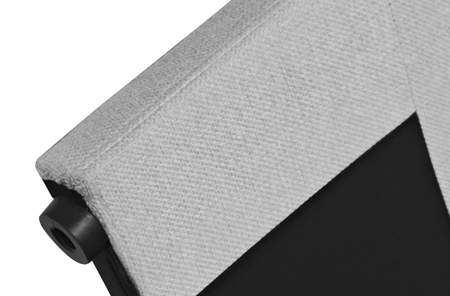 CABECERO TAPIZADO LUMOS 160 CM TEJIDO GRIS CLARO