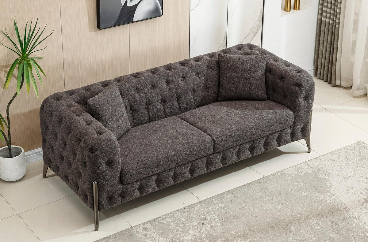 Sofa Chester Cindy 3 Plazas Linen Centeno