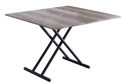 MESA CENTRO ELEVABLE Y EXTENSIBLE ARCO IRIS NOGAL / NEGRO 100 x 50 CM