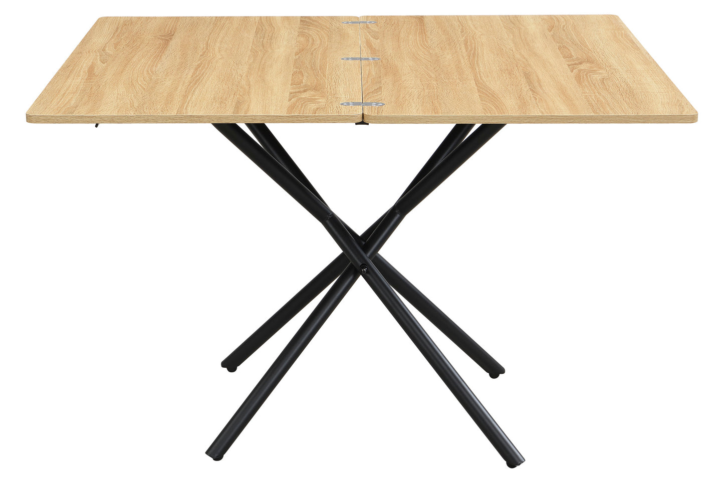MESA CENTRO ELEVABLE Y EXTENSIBLE KATY 100 x 57 - 114 CM OAK / NEGRO