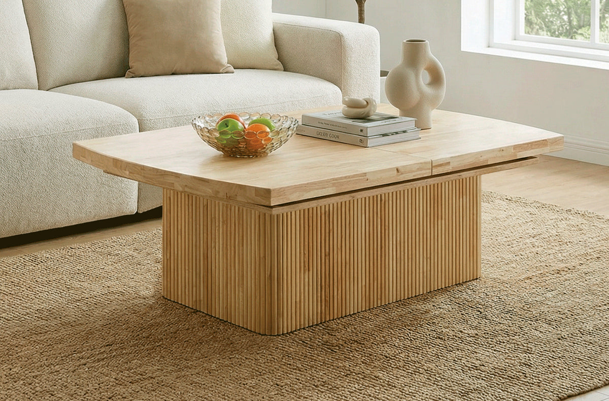 Mesa Centro Elevable y Extensible Michelle 120 - 160 - 200 cm Nordish