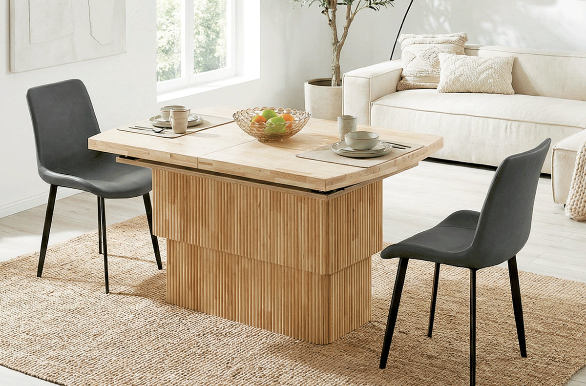 Mesa Centro Elevable y Extensible Michelle 120 - 160 - 200 cm Nordish