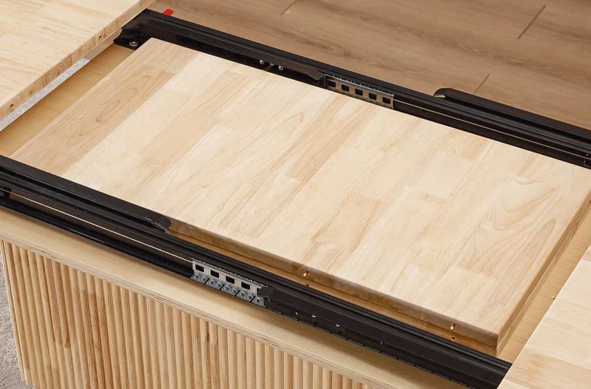 Mesa Centro Elevable y Extensible Michelle 120 - 160 - 200 cm Nordish