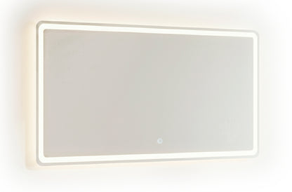 ESPEJO PARED CON ILUMINACION LED  WATERPROOF 80 x 60 CM.