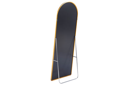 ESPEJO PIE / COLGAR  DORADO CON ARCO SUPERIOR GOLDEN 60 X 162 CM
