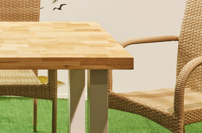MESA EXTERIOR / TERRAZA VERSALLES OUTDOOR 160 x 100 CM NORDISH / BLANCO
