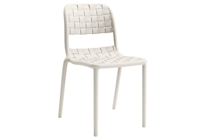 Silla de exterior Bora blanco crema (Pack 2 unidades)