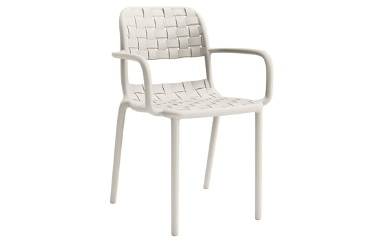 SILLON DE EXTERIOR BORA BLANCO CREMA (Pack 2 unidades)