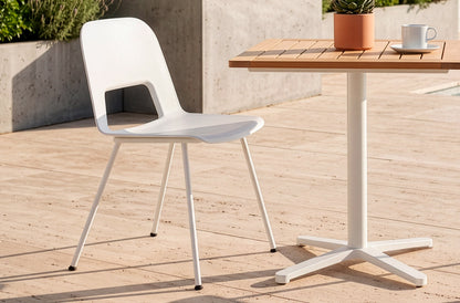 Silla de exterior Zip blanco (Pack 4 unidades)