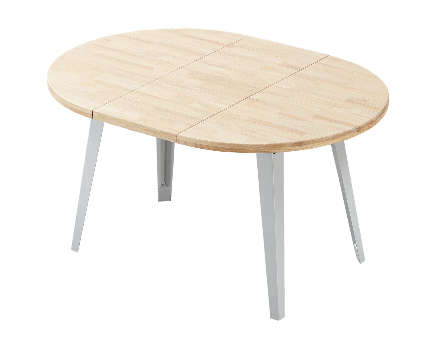MESA COMEDOR REDONDA EXTENSIBLE BERG-E 100-140-180 CM ROBLE NORDISH / BLANCO