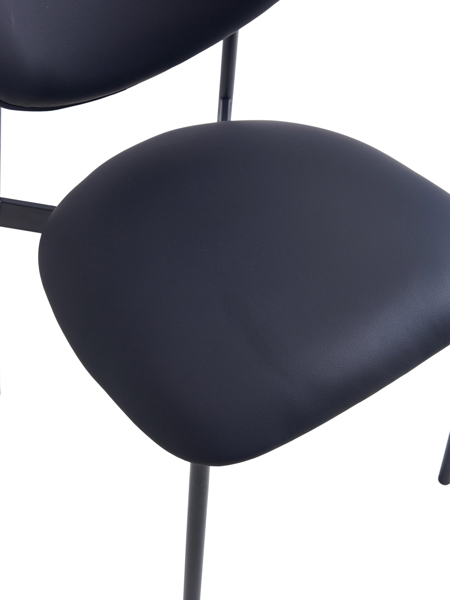 PACK x2 - SILLA COMEDOR EVA SIMIL PIEL NEGRO