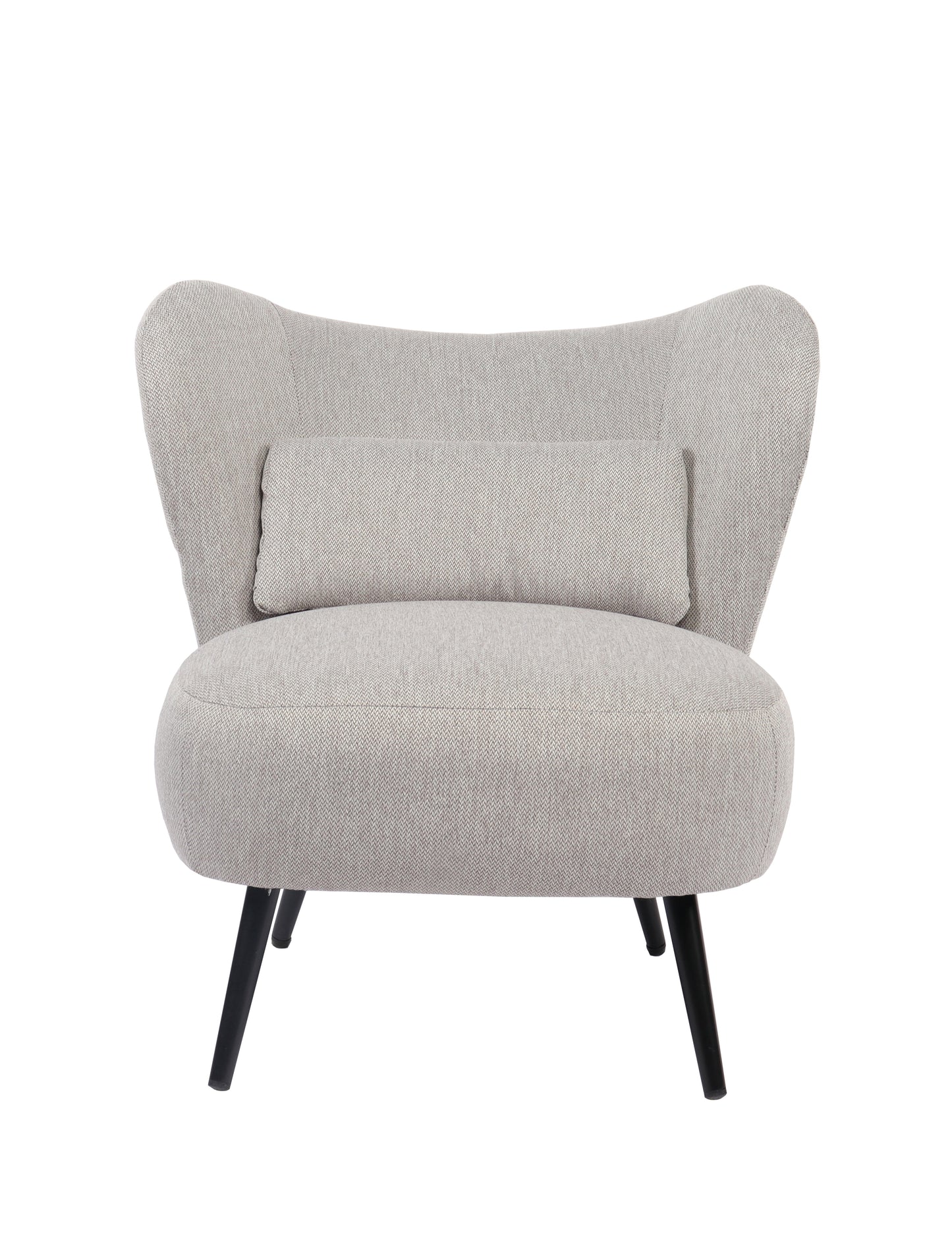 BUTACA TAPIZADA ELLE GRIS MELANGE