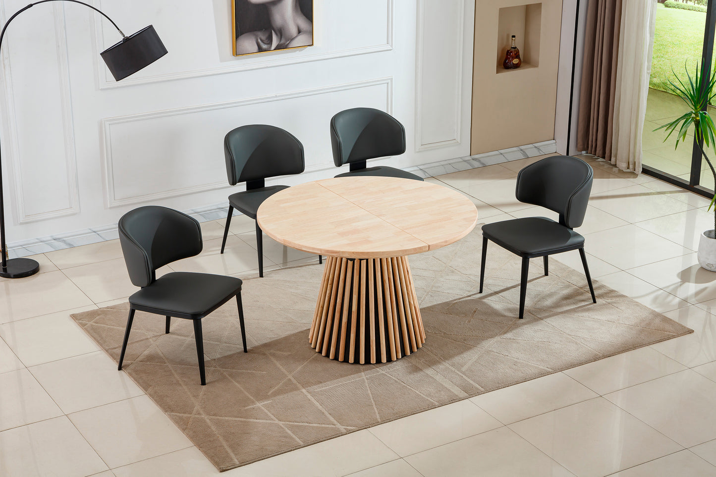 MESA COMEDOR EXTENSIBLE GROVE 100-140-180 CM NORDISH