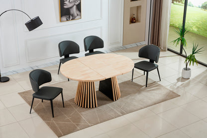 MESA COMEDOR EXTENSIBLE GROVE 120-160-200 CM NORDISH