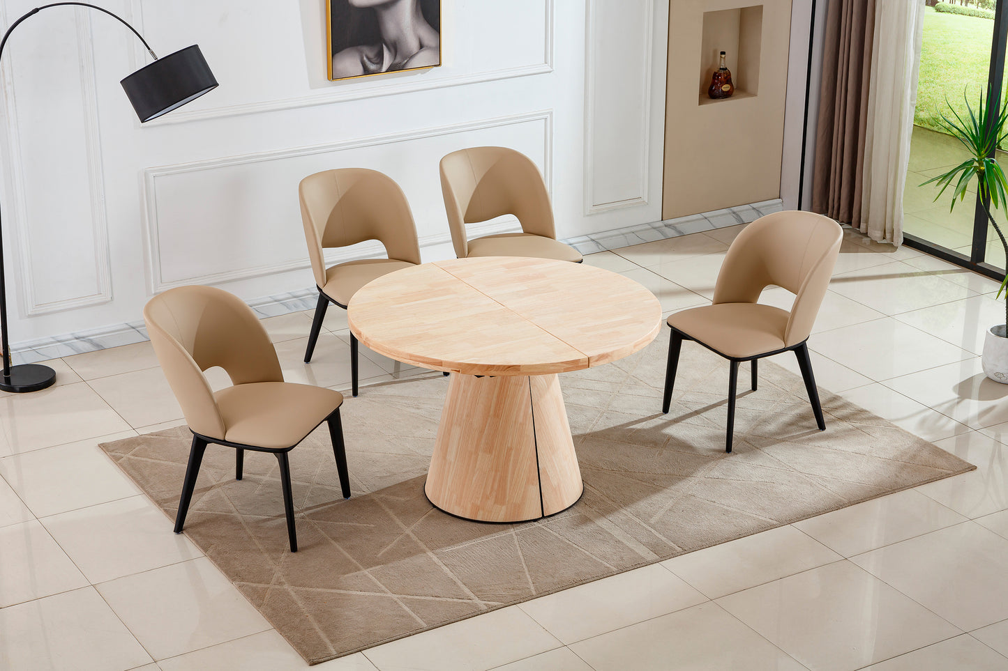 MESA COMEDOR EXTENSIBLE KENIA 120-160-200 CM NORDISH