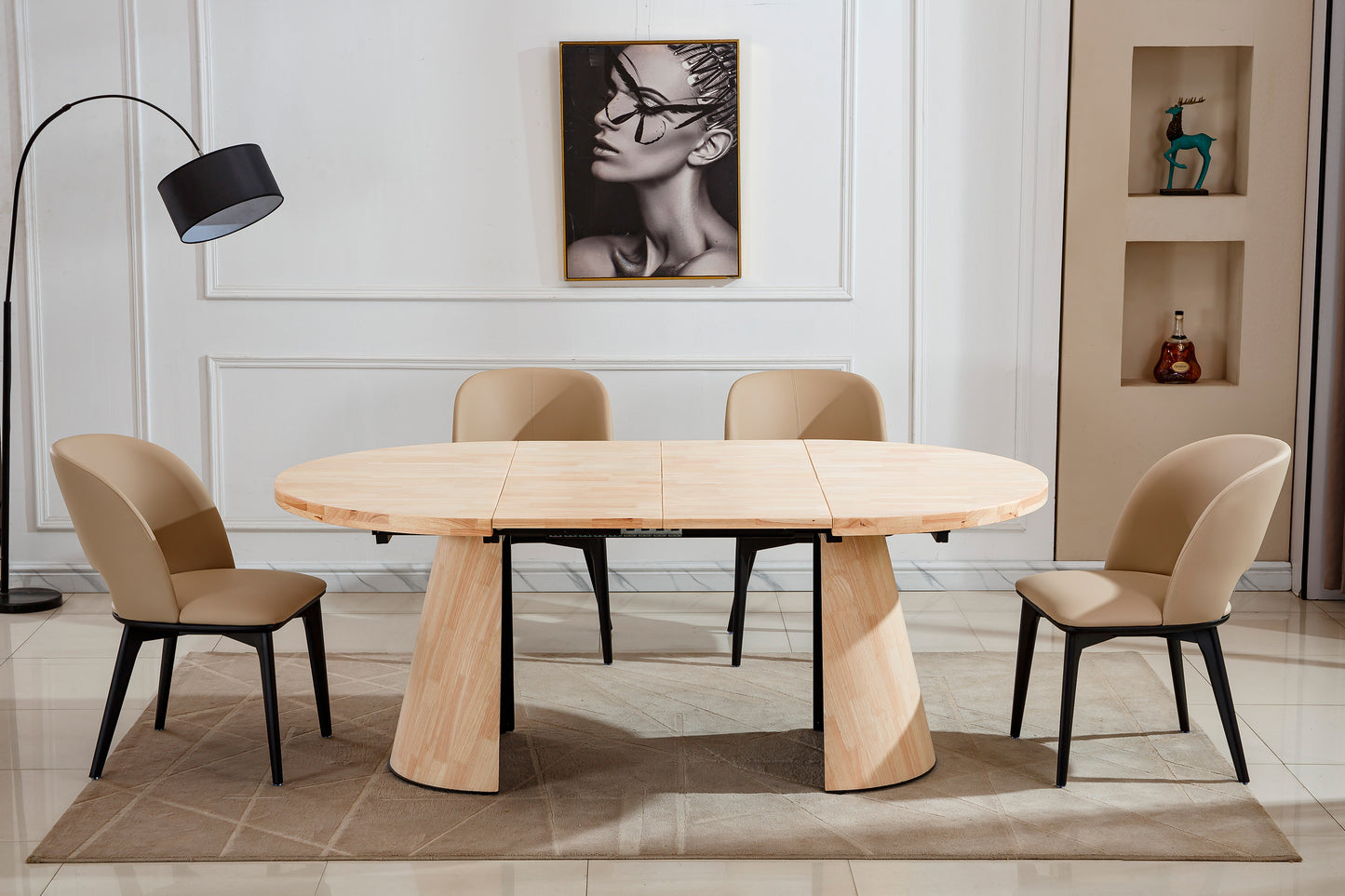 MESA COMEDOR EXTENSIBLE KENIA 120-160-200 CM NORDISH