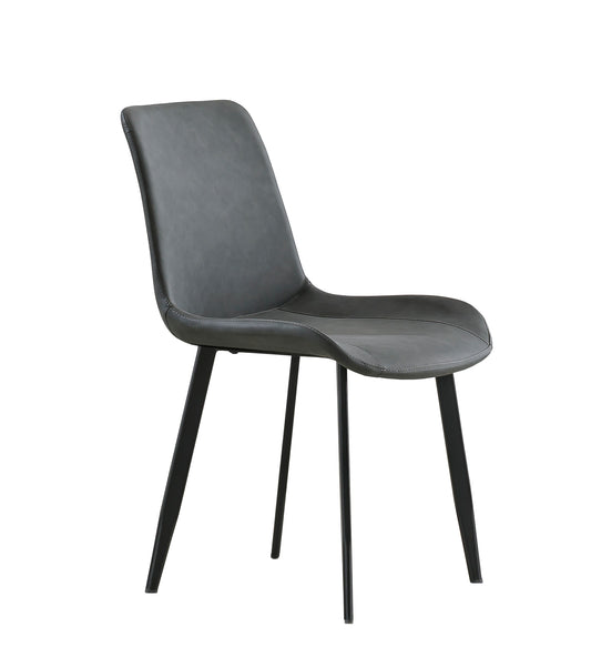 PACK x2 - SILLA COMEDOR LIS CUIR GRIS