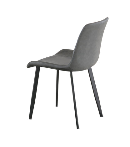 PACK x2 - SILLA COMEDOR LIS CUIR GRIS