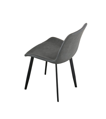 PACK x2 - SILLA COMEDOR LIS CUIR GRIS