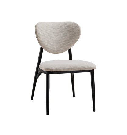 PACK x4 - SILLA COMEDOR MOON TEJIDO BEIGE