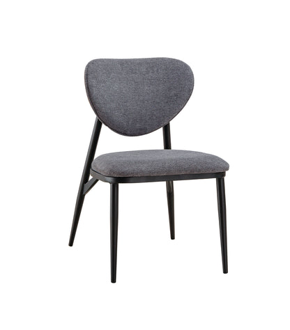 PACK x4 - SILLA COMEDOR MOON TEJIDO GRIS