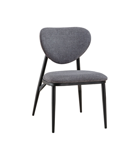 PACK x4 - SILLA COMEDOR MOON TEJIDO GRIS
