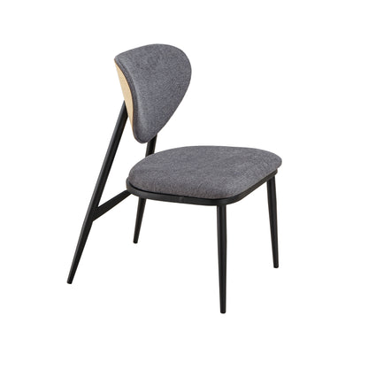 PACK x4 - SILLA COMEDOR MOON TEJIDO GRIS