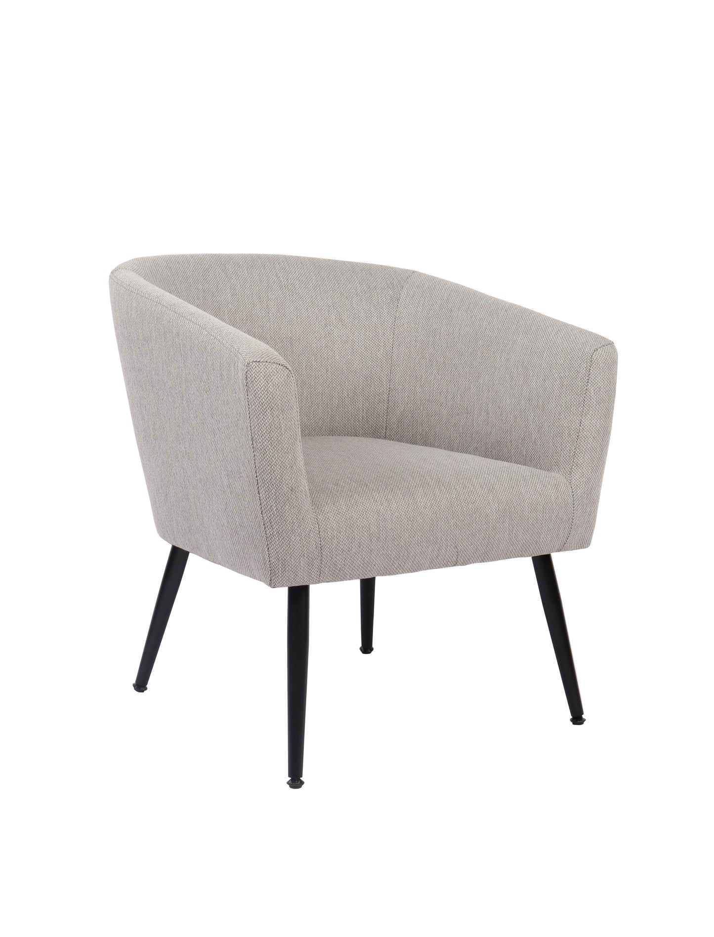 BUTACA CIRCULAR MELROSE GRIS MELANGE