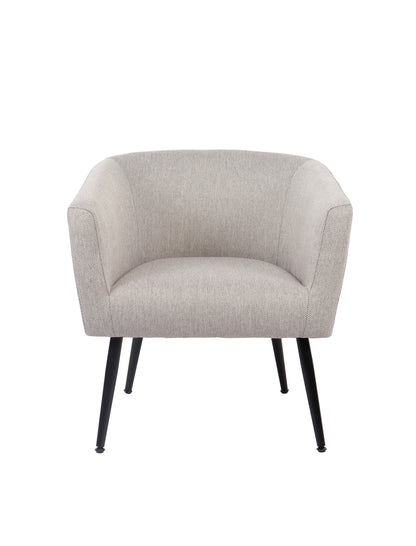BUTACA CIRCULAR MELROSE GRIS MELANGE