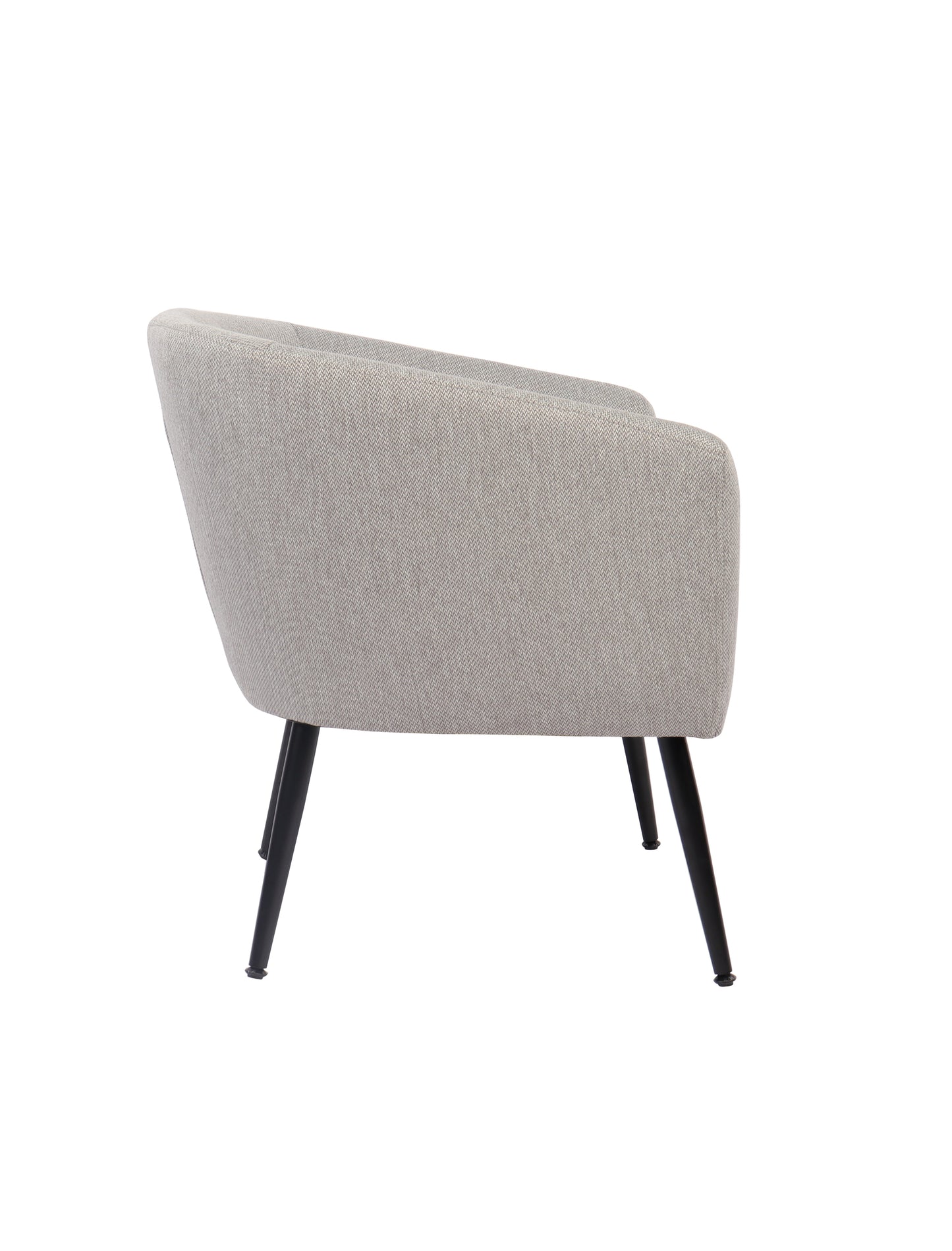 BUTACA CIRCULAR MELROSE GRIS MELANGE