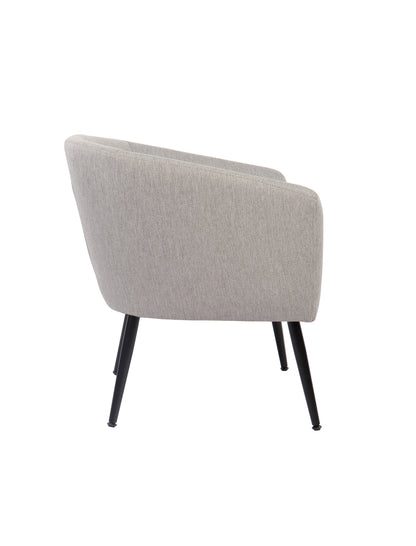 BUTACA CIRCULAR MELROSE GRIS MELANGE